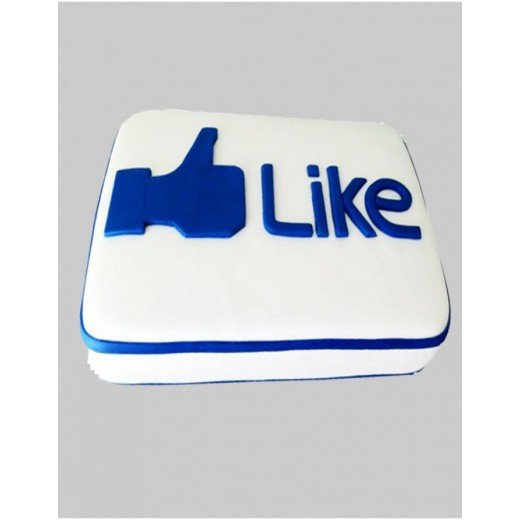 Facebook Like Normal Cake - 3 Kg
